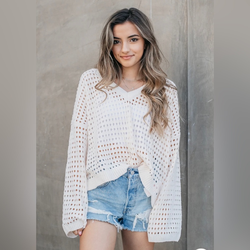 NWOT & NEVER worn Minkpink Chenille Knit Sweater MEDIUM $40 OBO